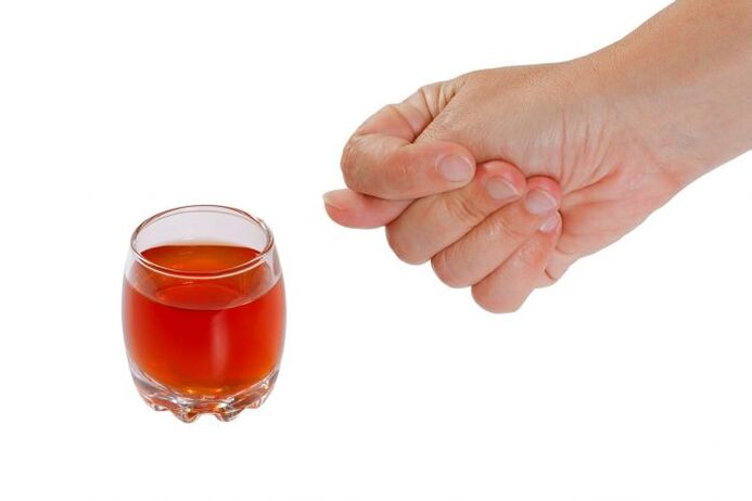 Rejet d'alcool